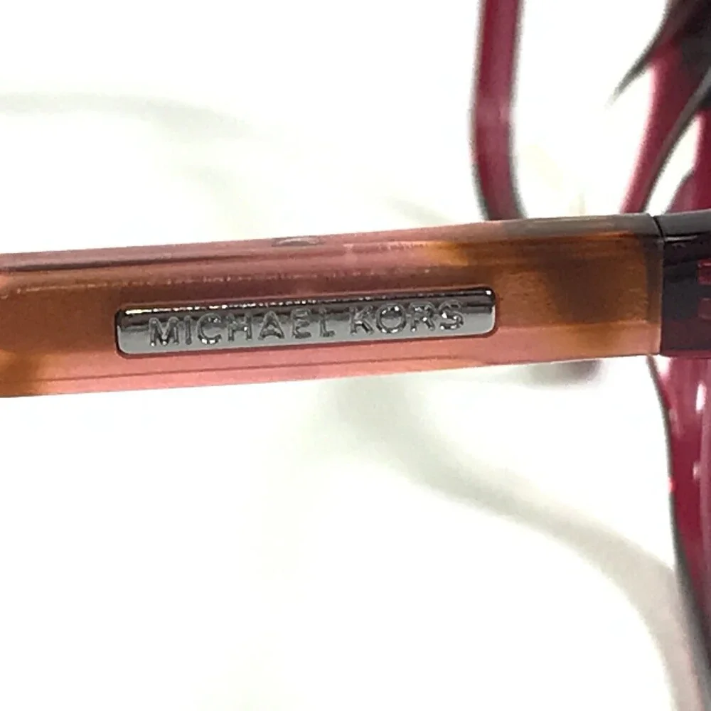 Michael Kors Eyeglasses Frames MK281 618 Red Brown Tortoise Square 52-18-135